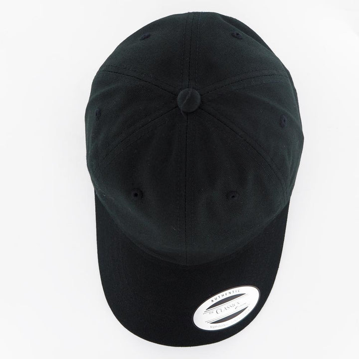 The Classics Yupoong low profile cotton twill cap black - Shop-Tetuan