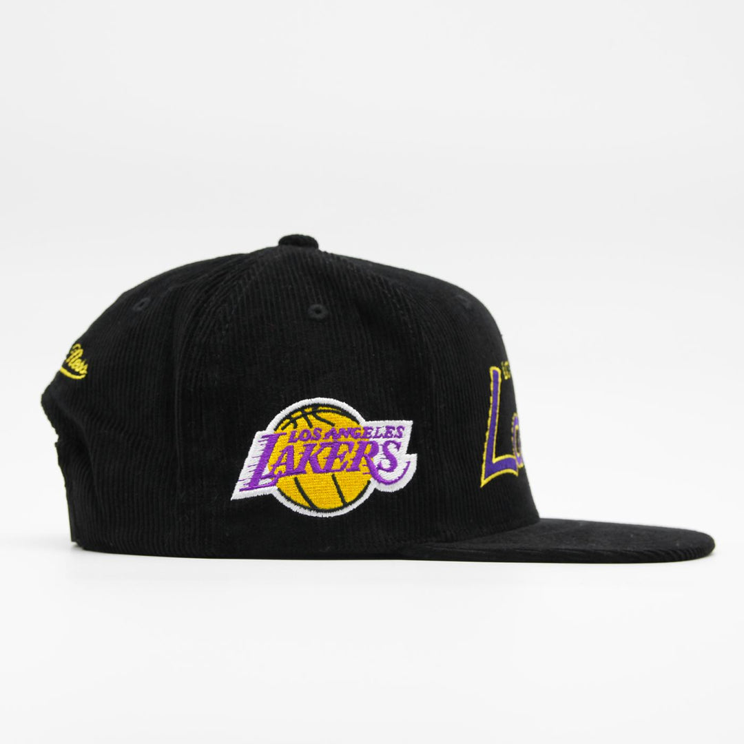 Mitchell & Ness NBA Cord Script snapback HWC LA Lakers black - Shop-Tetuan