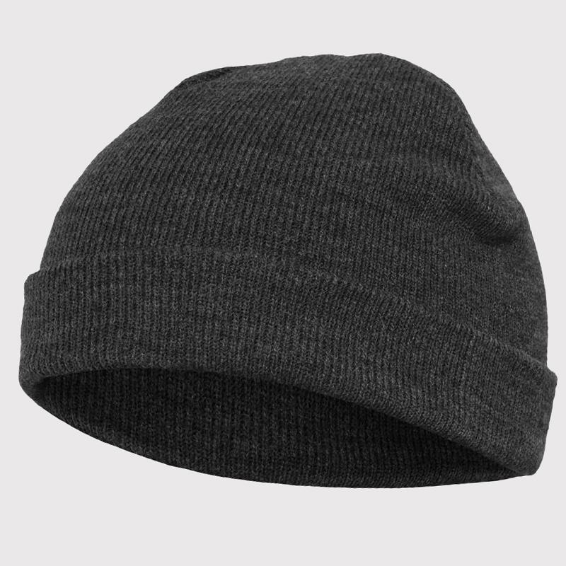 Yupoong heavyweight beanie charcoal - Shop-Tetuan