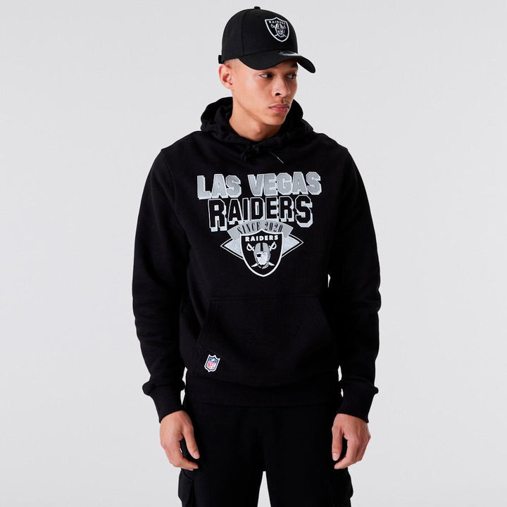 New Era NFL Team Logo hoody LV Raiders black - Shop-Tetuan