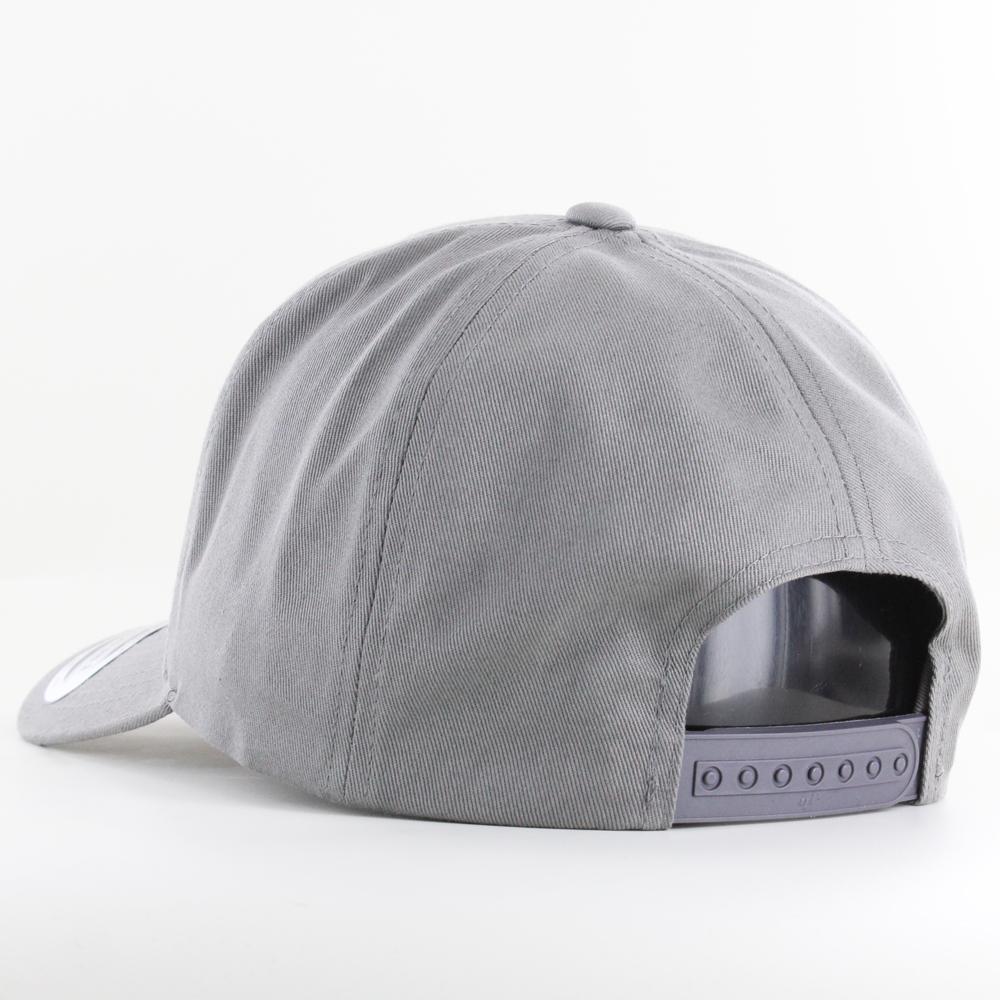 The Classics Yupoong 5-Panel Curved Classic snapback grey - Shop-Tetuan