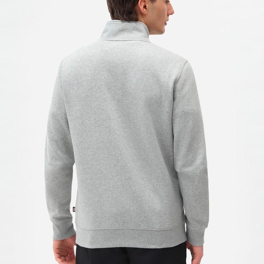 Dickies Oakport Quarter zip grey melange - Shop-Tetuan