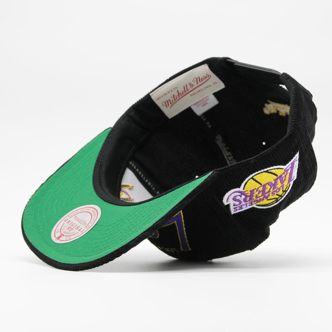 Mitchell & Ness NBA Cord Script snapback HWC LA Lakers black - Shop-Tetuan