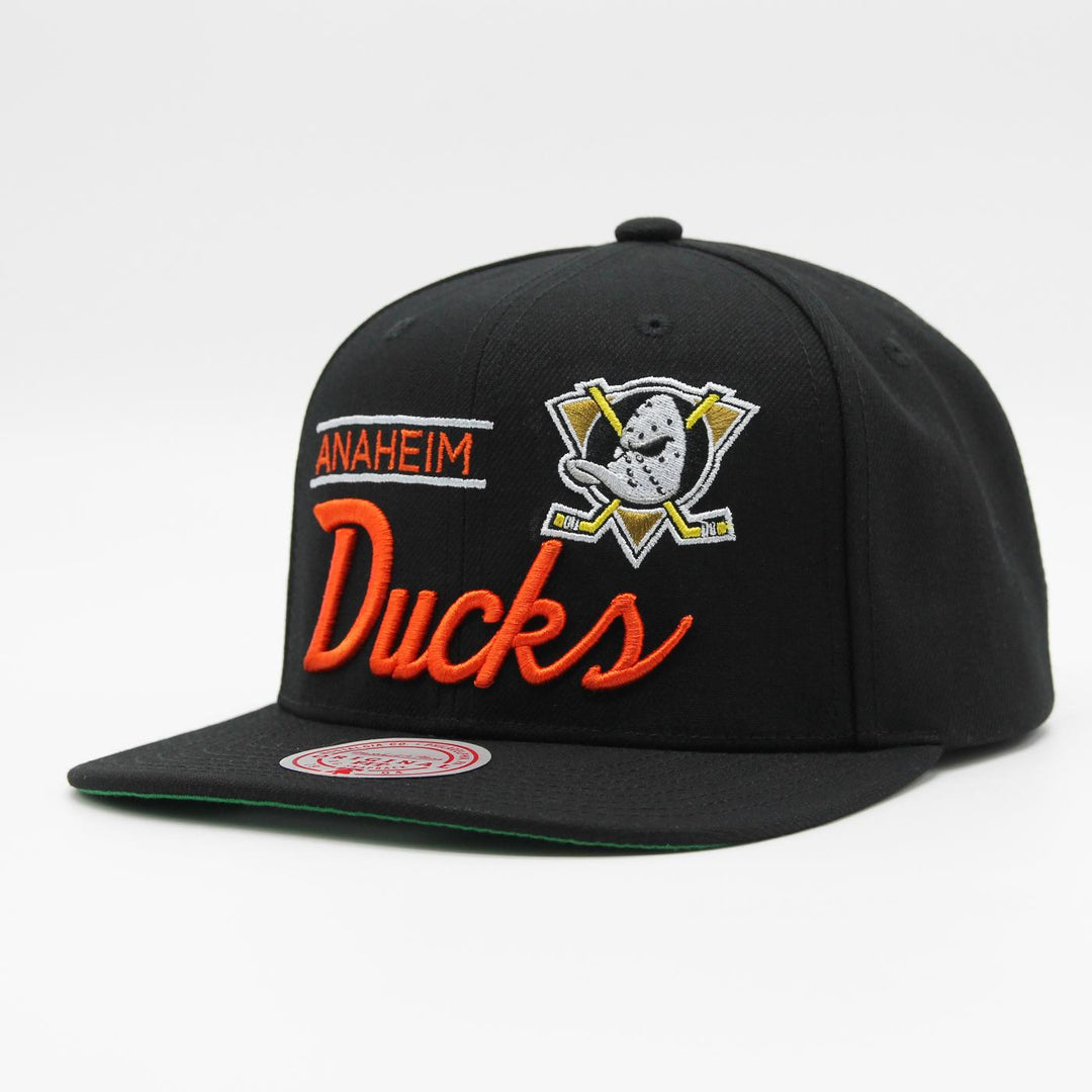 Mitchell & Ness NHL Retro Lock Up snapback A Ducks black - Shop-Tetuan