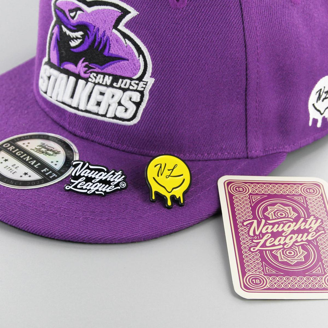 Naughty League San Jose Stalkers fitted purple - Shop-Tetuan