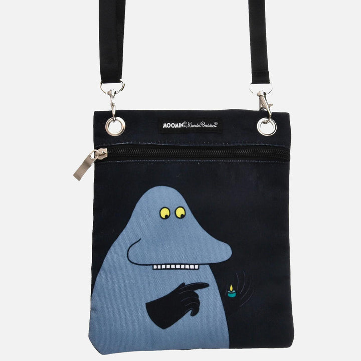 Moomin Mörkö Iltakävelyllä Neck Bag black - Shop-Tetuan