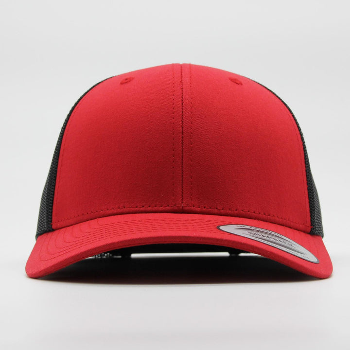 The Classics Yupoong Retro 2-tone trucker cap red/black - Shop-Tetuan