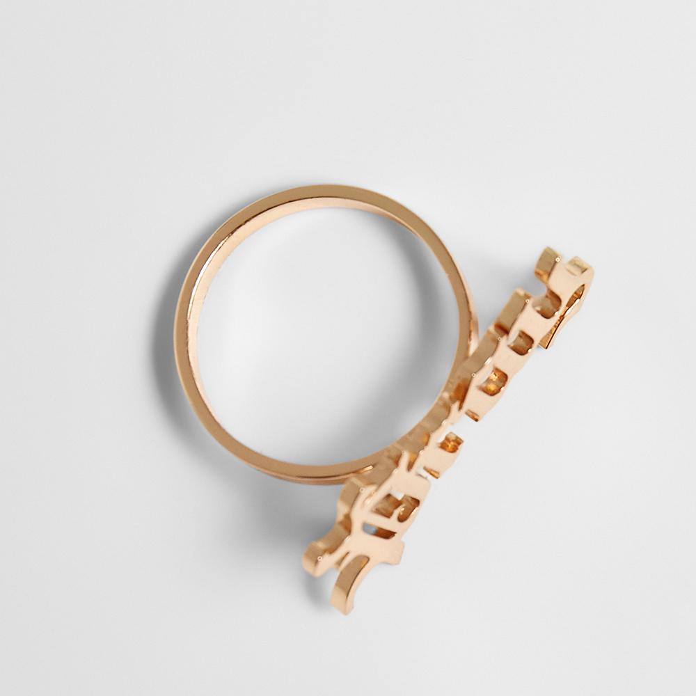 Mister Pray Chunky Ring gold - Shop-Tetuan