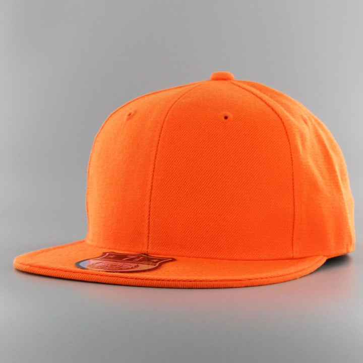 KB Ethos Plain Fitted cap orange - Shop-Tetuan