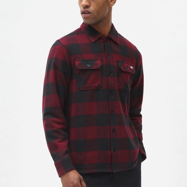 Dickies New Sacramento shirt maroon - Shop-Tetuan