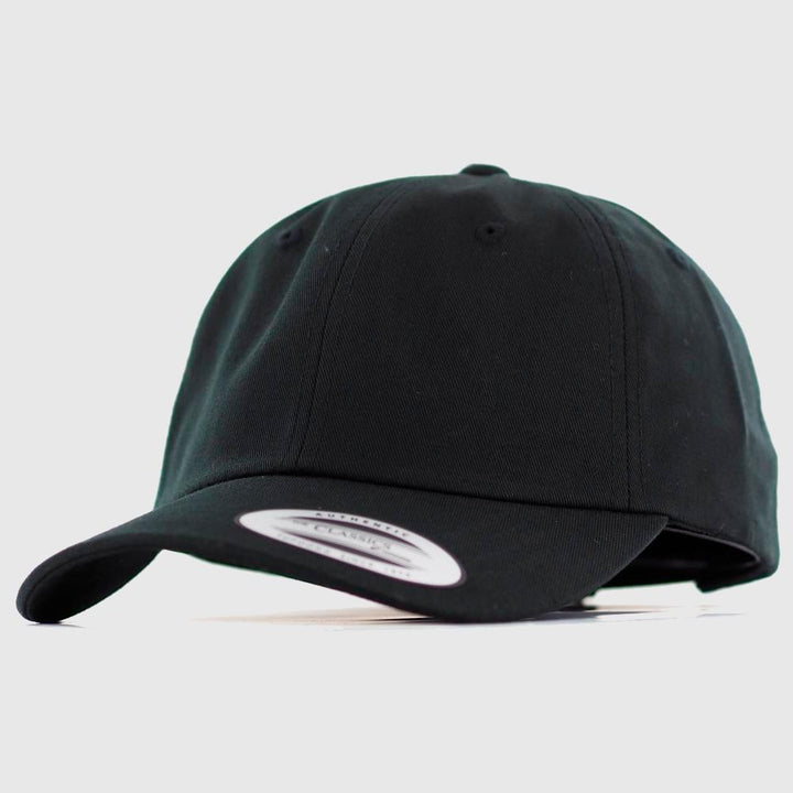 The Classics Yupoong low profile cotton twill cap black - Shop-Tetuan