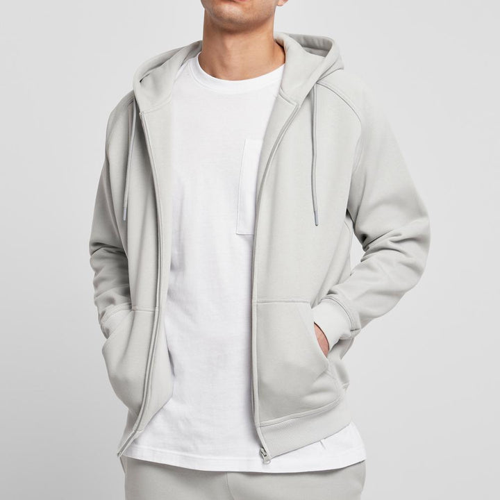 Urban Classics zip hoody lightasphalt - Shop-Tetuan