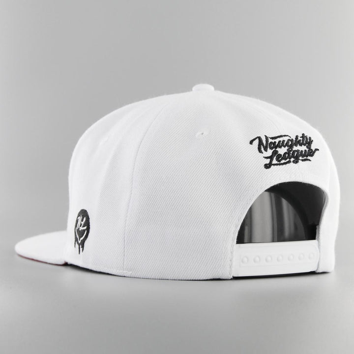 Naughty League California Cock Blocks snapback white - Shop-Tetuan