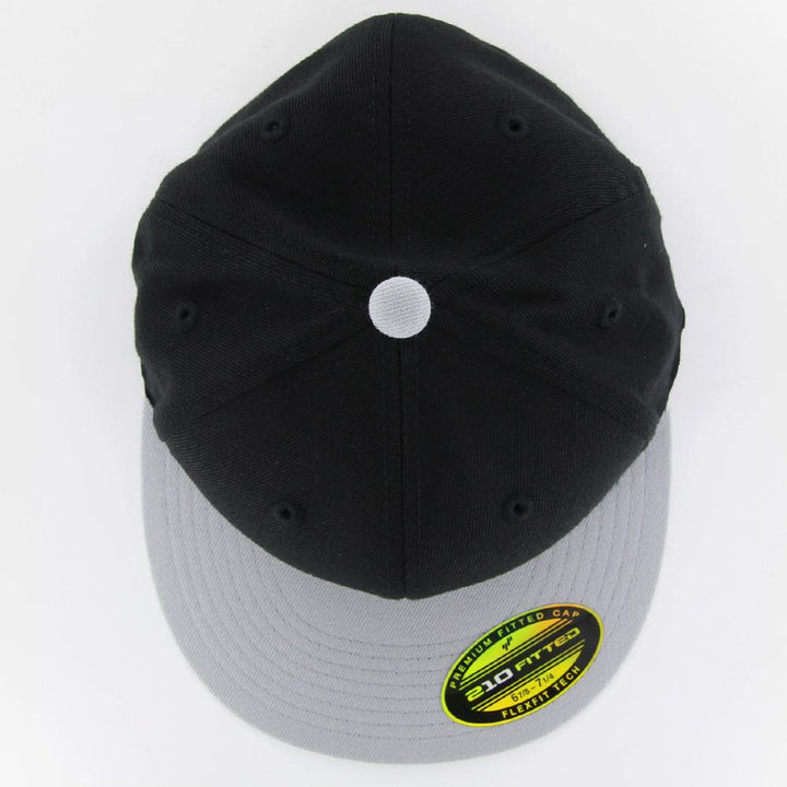 Premium 210 fitted cap 2-tone blk/gry - Shop-Tetuan