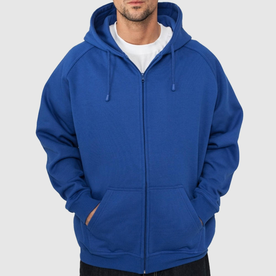 Urban Classics zip hoody royal - Shop-Tetuan