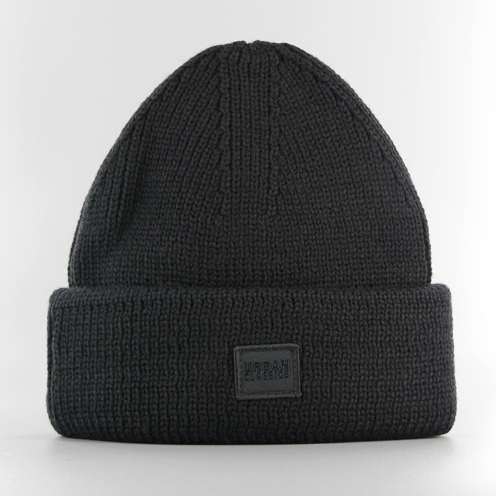 Urban Classics Knitted Wool Beanie black - Shop-Tetuan