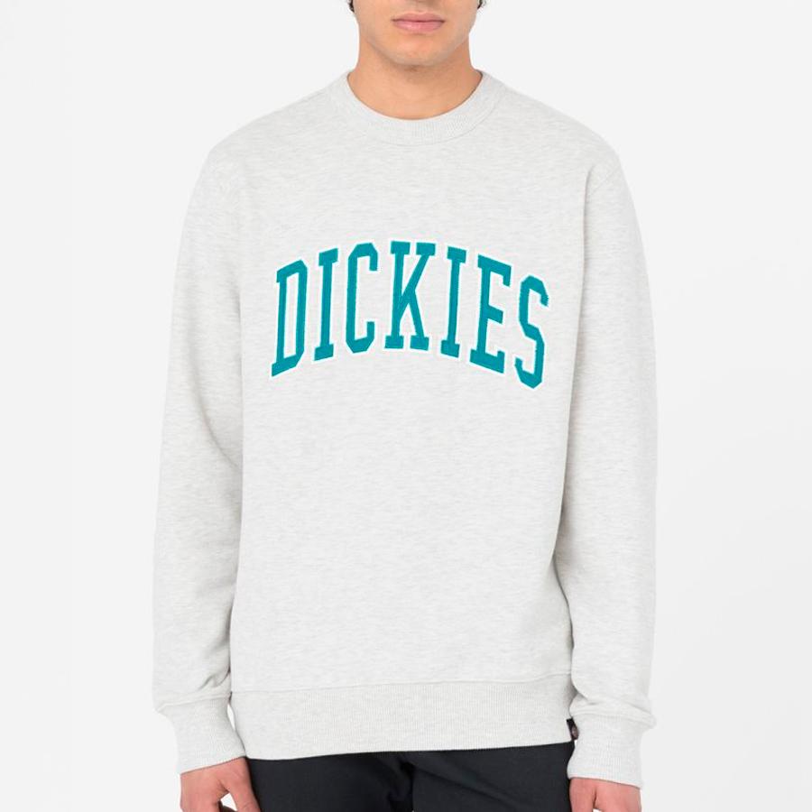 Dickies Aitkin sweatshirt gry/deep lake - Shop-Tetuan