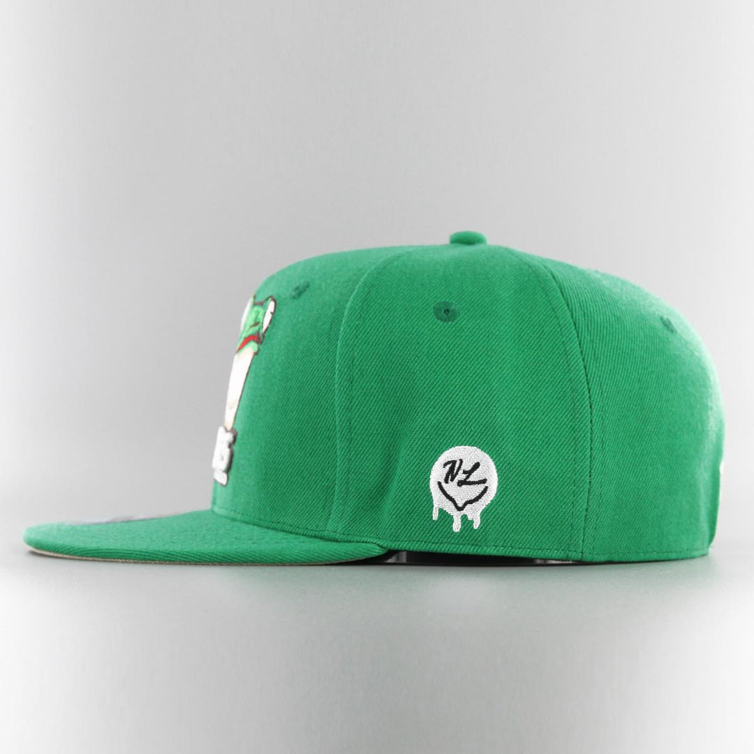 Naughty League San Diego Dirty Kermits fitted kelly green - Shop-Tetuan