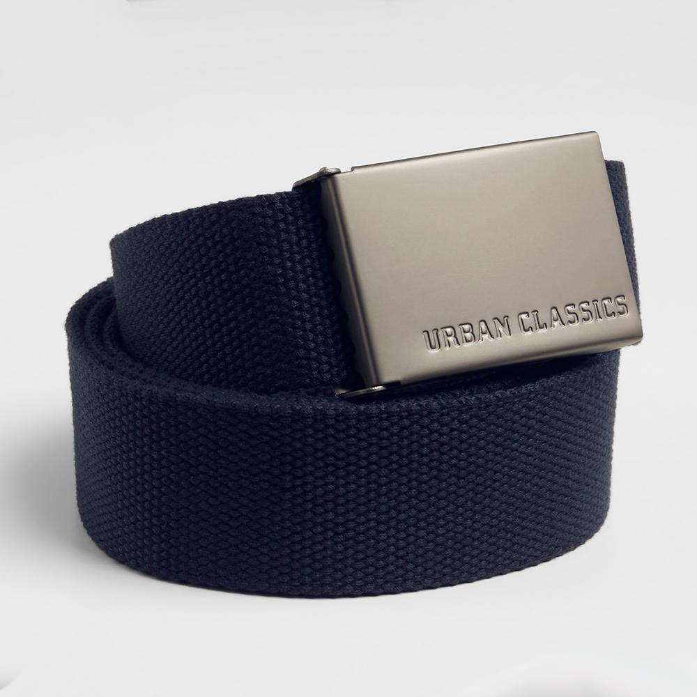 Urban Classics Canvas Belts navy - Shop-Tetuan