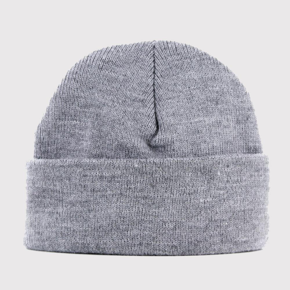 Yupoong heavyweight beanie heather grey - Shop-Tetuan