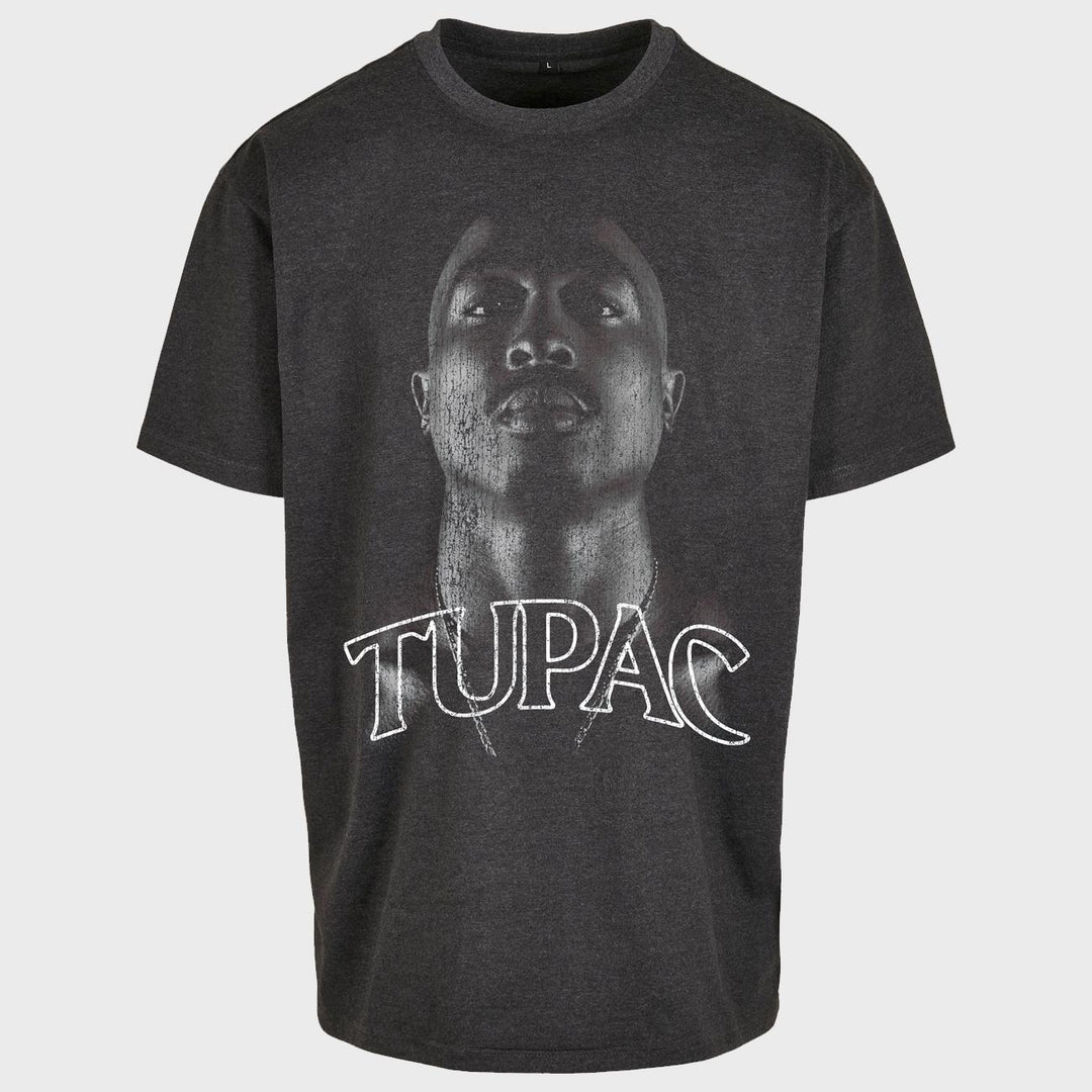 Mister Tupac Up Oversize Tee charcoal - Shop-Tetuan