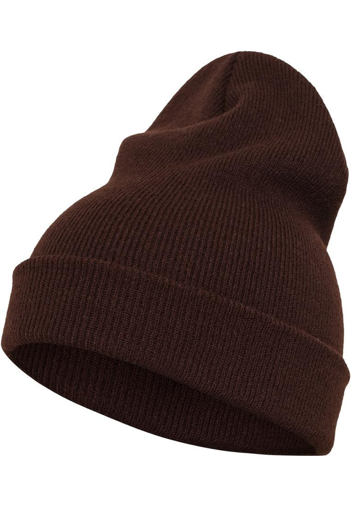 Yupoong heavyweight long beanie brown - Shop-Tetuan