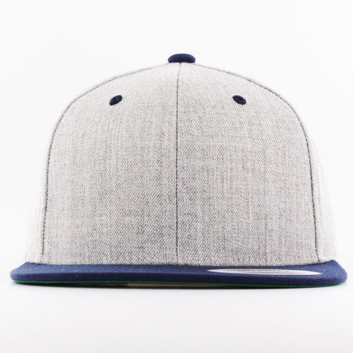 The Classics Yupoong snapback heather/navy - Shop-Tetuan