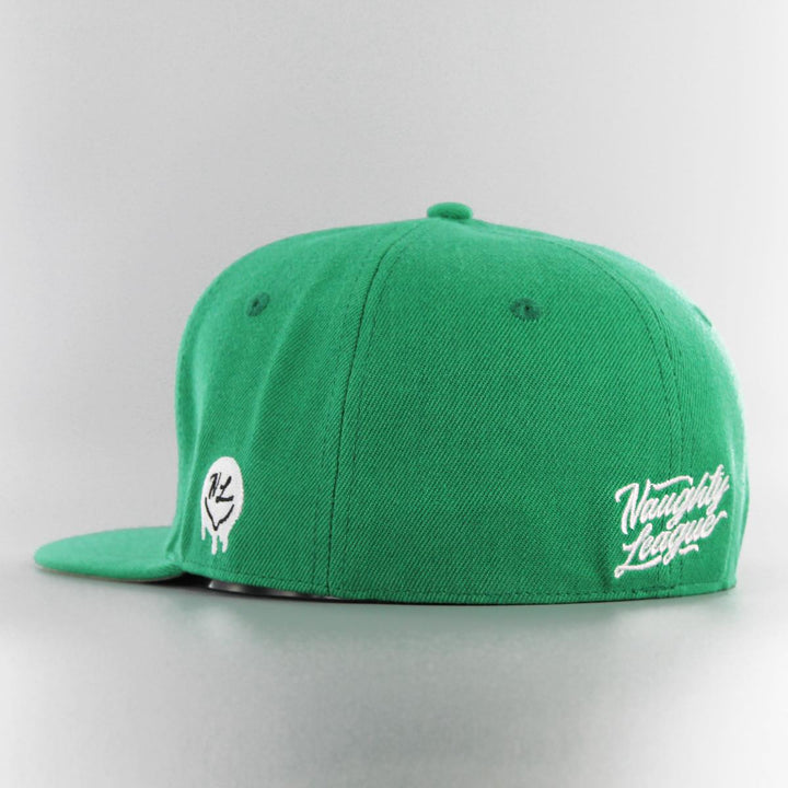 Naughty League San Diego Dirty Kermits fitted kelly green - Shop-Tetuan