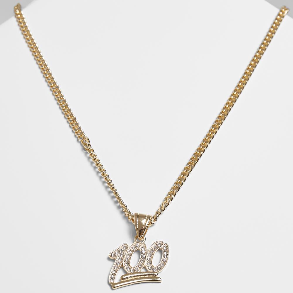 Urban Classics One Hundred Diamond Necklace gold - Shop-Tetuan