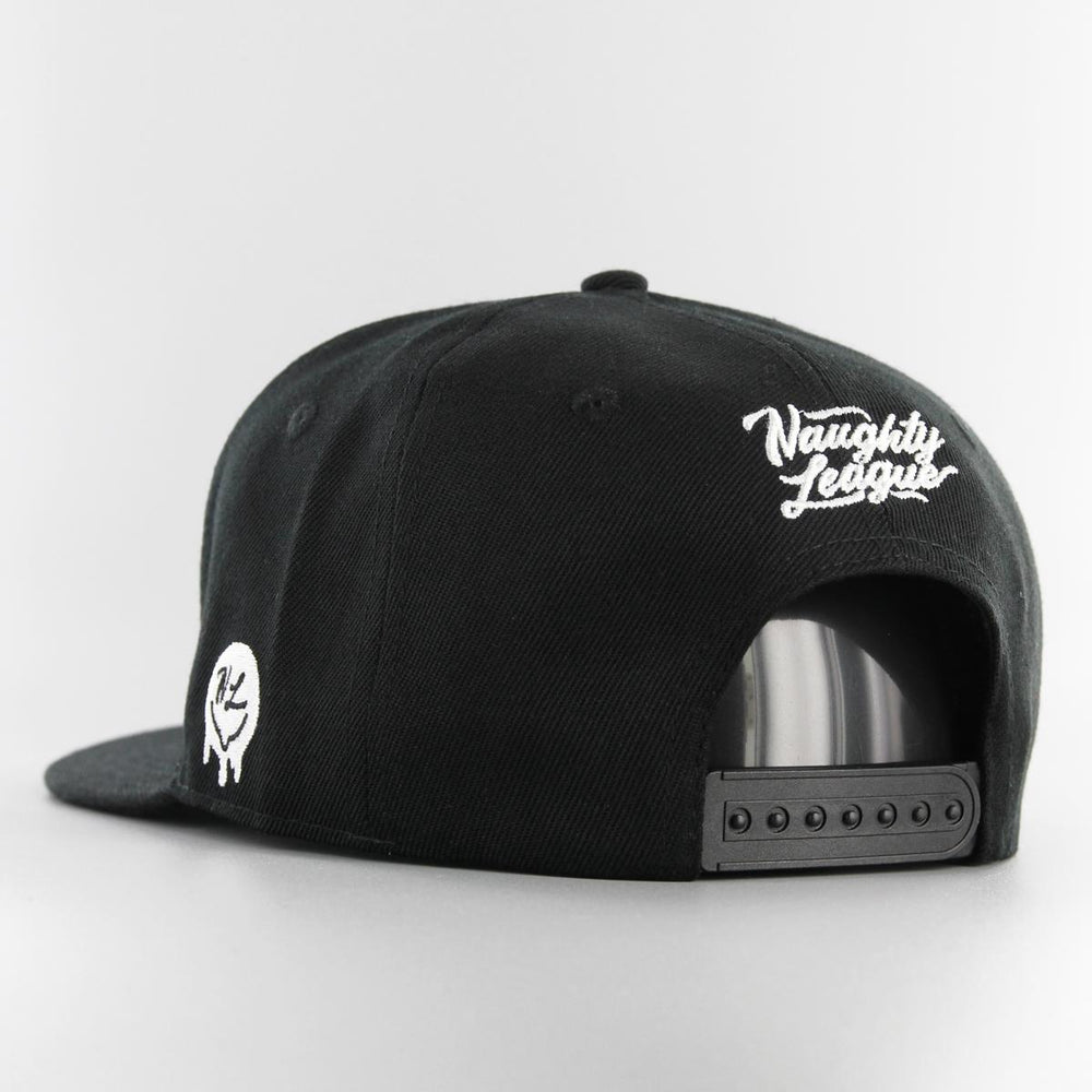 Naughty League Branded snapback black/white - Shop-Tetuan