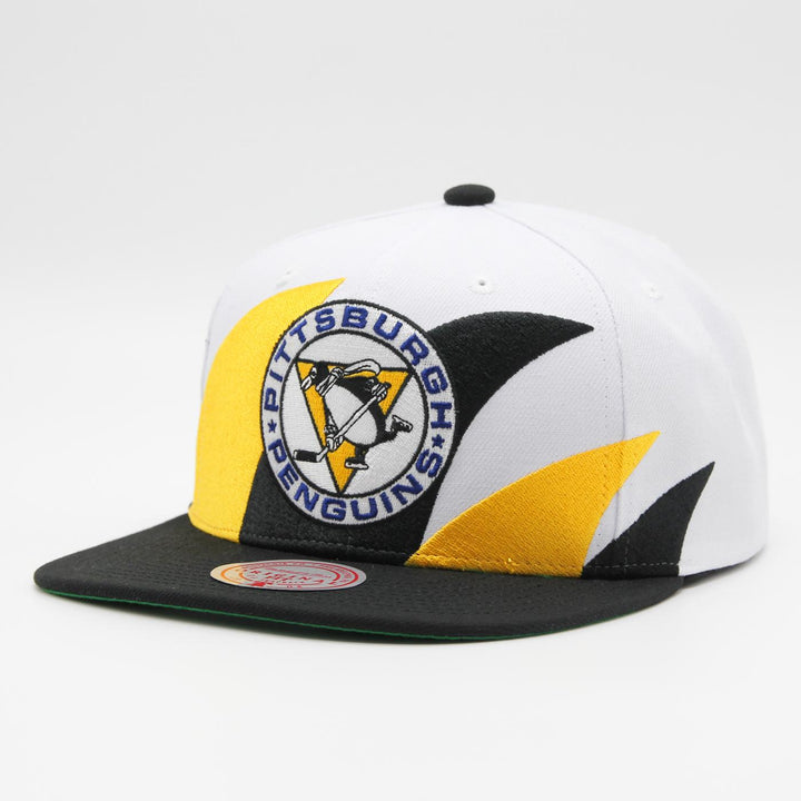 Mitchell & Ness NHL Vintage Sharktooth snapback P Penguins white/black - Shop-Tetuan