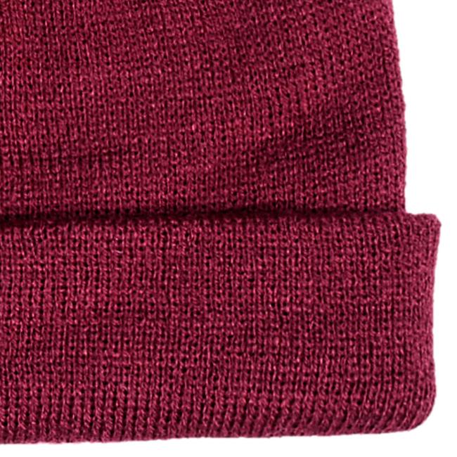 MSTRDS Short Cuff Knit beanie maroon - Shop-Tetuan