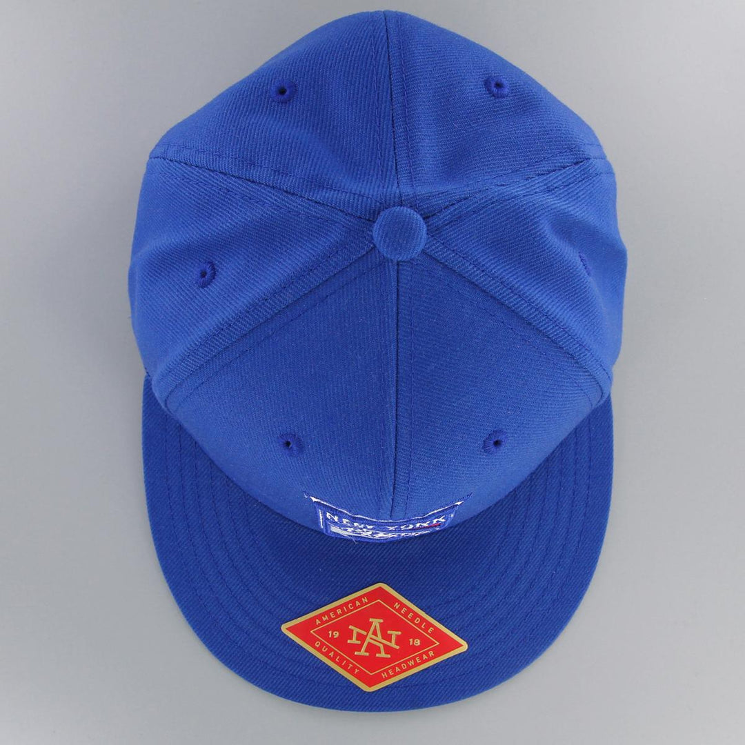 American Needle Deep Dish Fitted NY Rangers royal blue - Shop-Tetuan