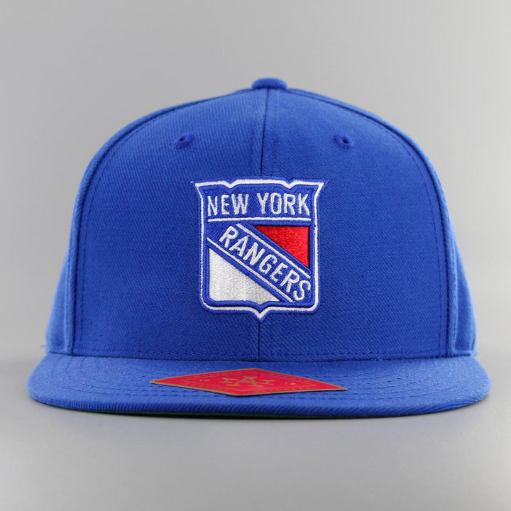 American Needle Deep Dish Fitted NY Rangers royal blue - Shop-Tetuan