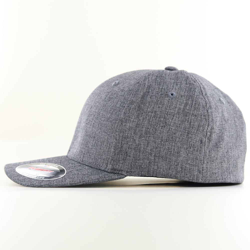 Flexfit Heatherlight Cap melange dark grey - Shop-Tetuan