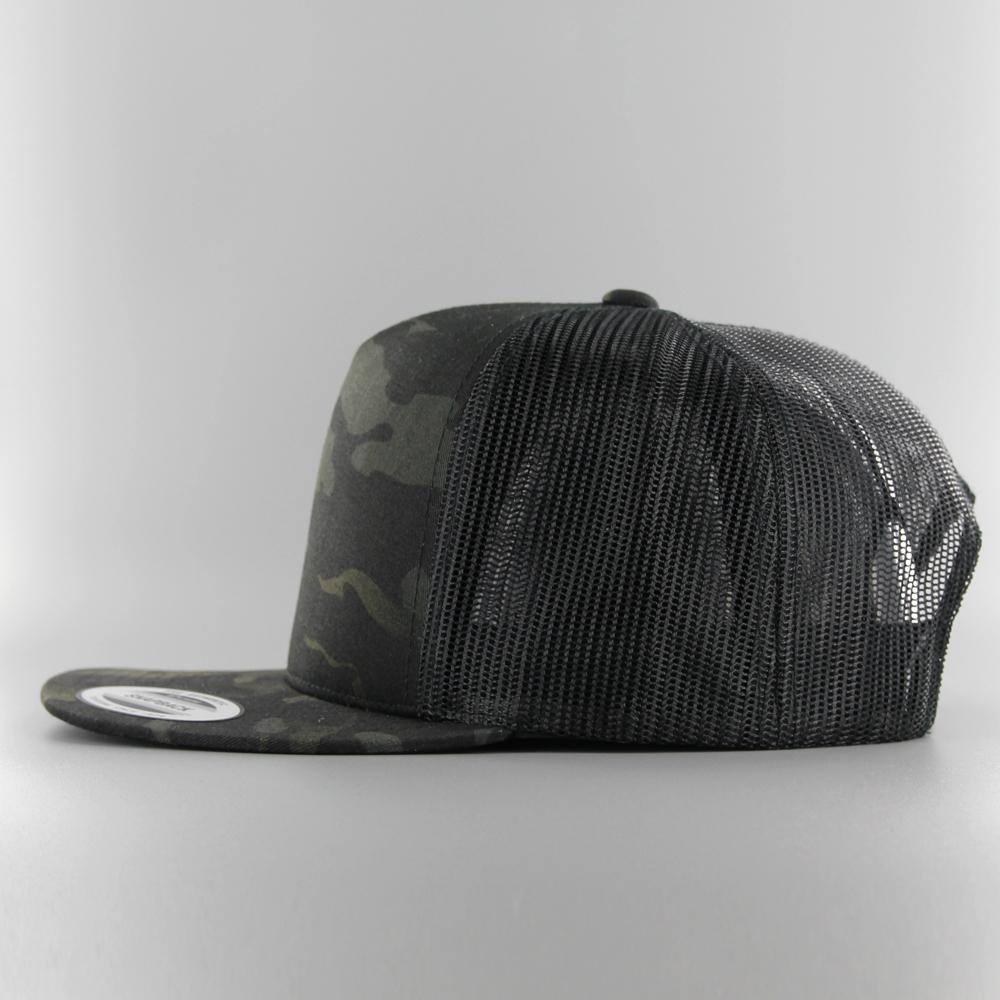 The Classics Yupoong Multicam Trucker Cap black - Shop-Tetuan