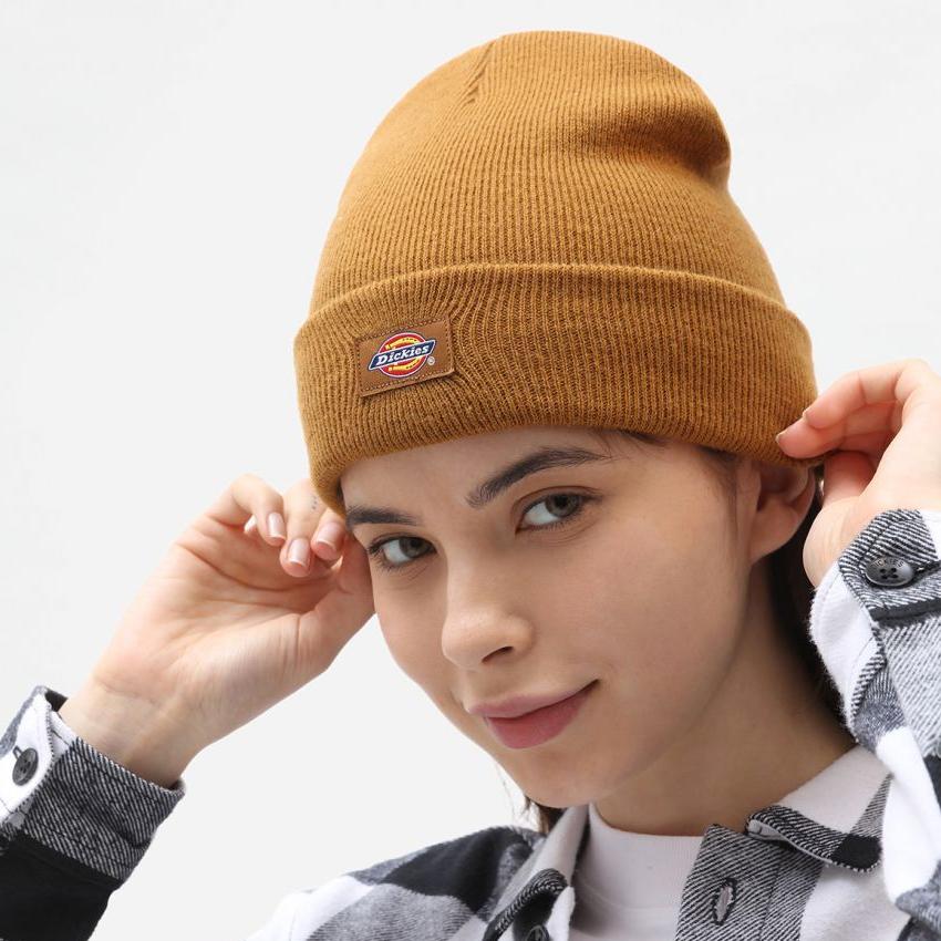 Dickies Gibsland beanie brown duck - Shop-Tetuan