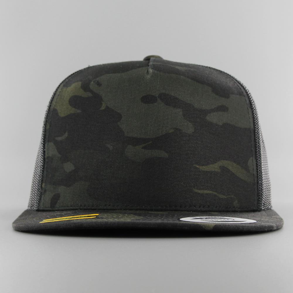 The Classics Yupoong Multicam Trucker Cap black - Shop-Tetuan