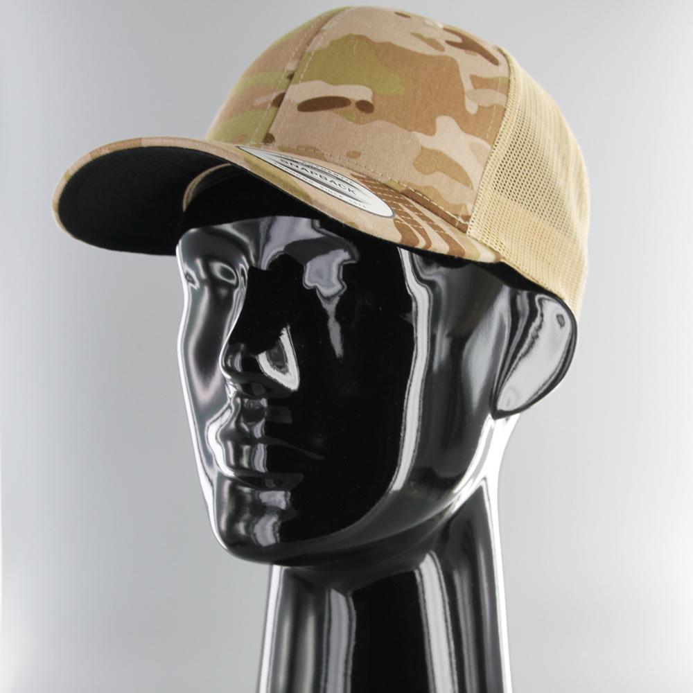 The Classics Yupoong Retro trucker cap multicam arid/tan - Shop-Tetuan