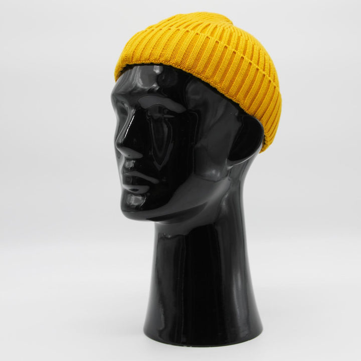 Major Wear Short Rib Beanie yellow - Shop-Tetuan