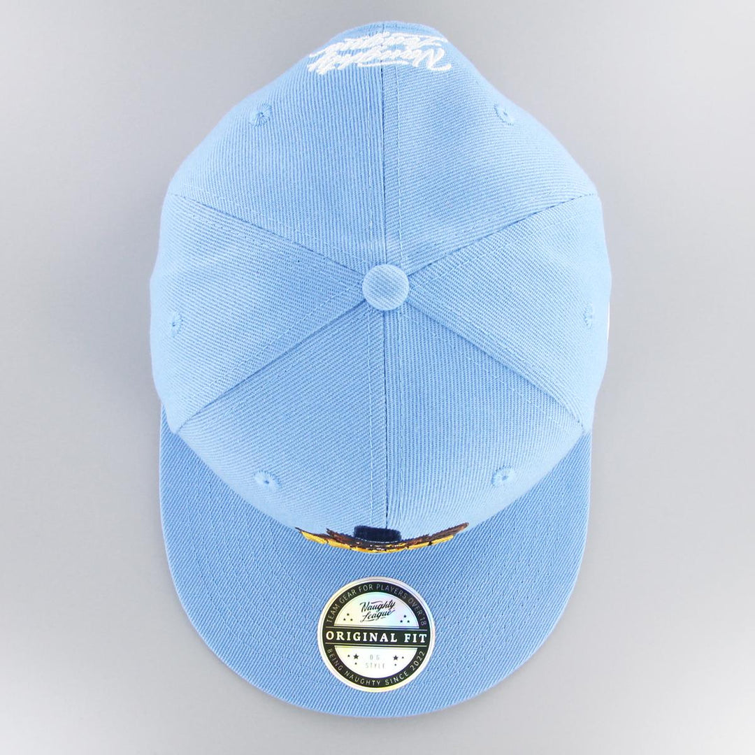 Naughty League Boston Beaver Hunters snapback baby blue - Shop-Tetuan