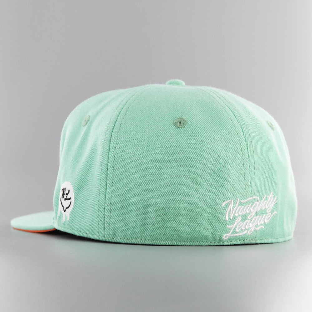 Naughty League Los Angeles Dope Heads fitted aqua - Shop-Tetuan