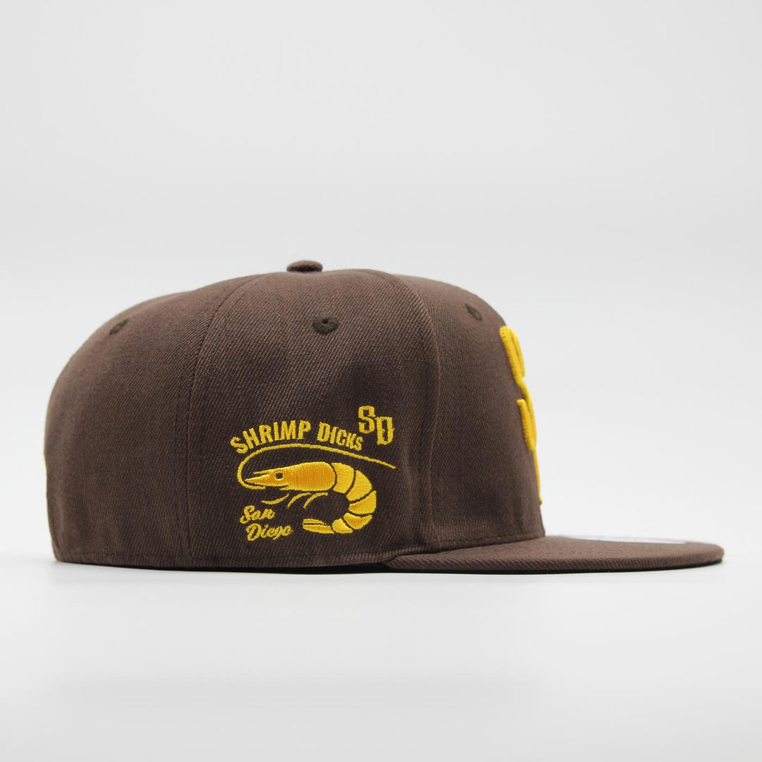 Naughty League San Diego Shrimp Dicks Icon Logo fitted brown - Shop-Tetuan