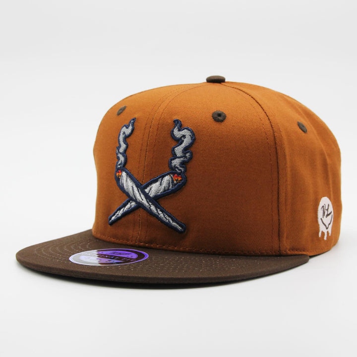 Naughty League Los Angeles Dope Heads Joint snapback beige/brown - Shop-Tetuan