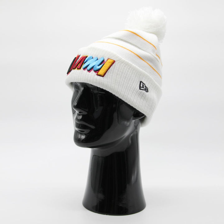 New Era City Edition Pom knit M Heat white - Shop-Tetuan