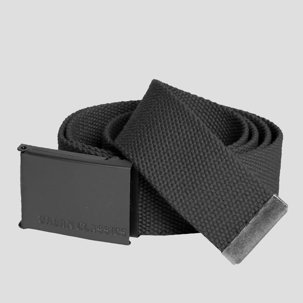 Urban Classics Canvas Belts charcoal - Shop-Tetuan