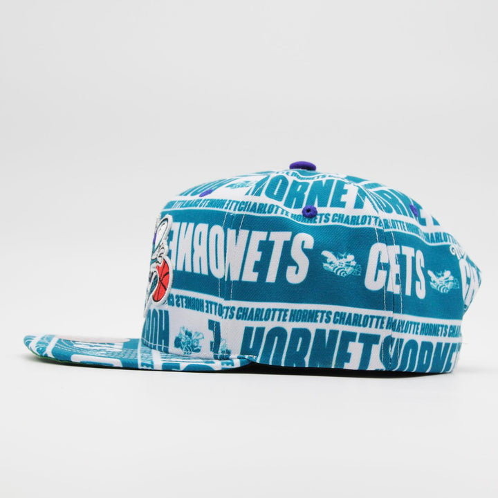 Mitchell & Ness NBA Meat Paper snapback HWC C Hornets teal - Shop-Tetuan