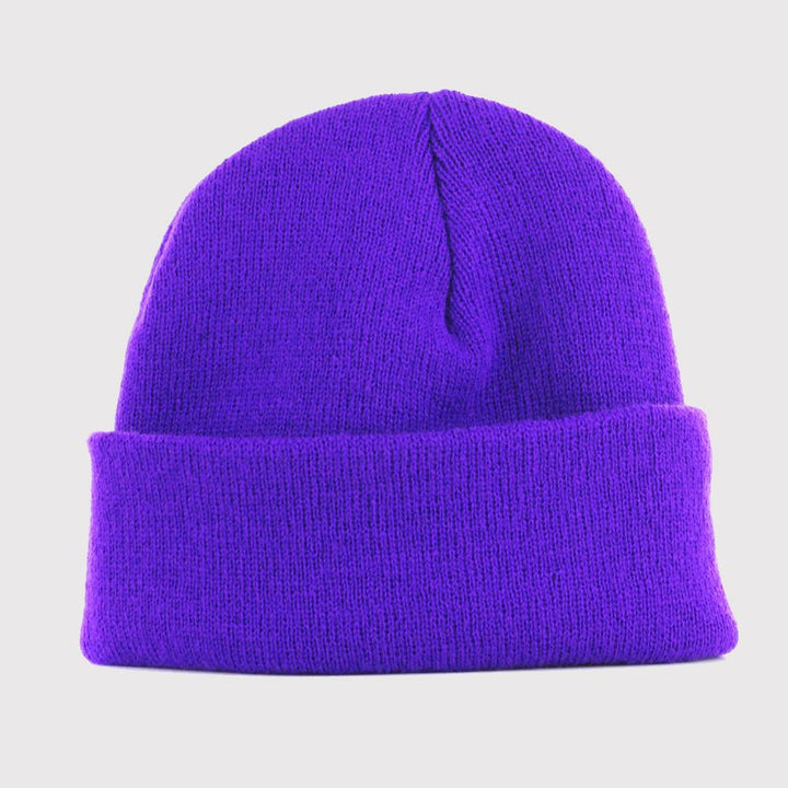 Yupoong heavyweight beanie purple - Shop-Tetuan