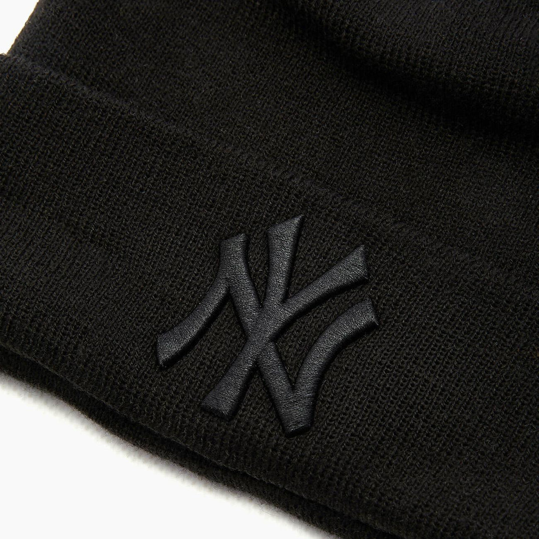 New Era MLB Essential Cuff beanie NY Yankees black/black - Shop-Tetuan