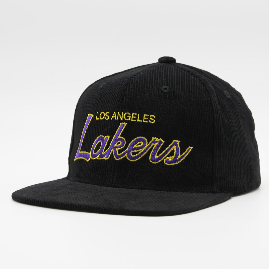 Mitchell & Ness NBA Cord Script snapback HWC LA Lakers black - Shop-Tetuan